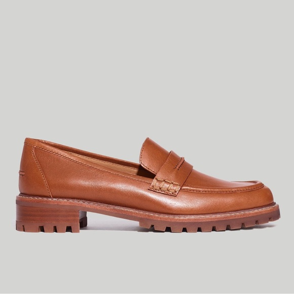 Madewell The Corinne Lugsole Loafer in Dried Maple Brown Size 7.5 NWOB - Picture 2 of 10